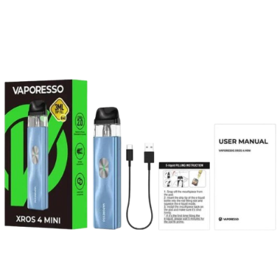 Vaporesso XROS 4 Mini Ice Pink (Рожевий, з картриджем) Багаторазовий POD